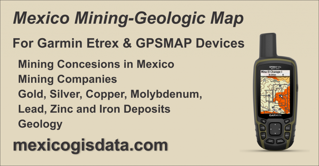 Mexico Mining GPS Map