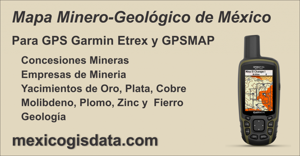 Mapa Minería México